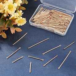 150Pcs 5 Style Eco-Friendly Brass Bar Links&nbsp;KK-SC0002-74KCG