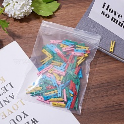 再封可能なバッグ  ジップトップバッグ  トップシールバッグ  透明  20x15cm  片側の厚さ：2.9ミル（0.075mm）&nbsp;OPP-BC0001-02-15x20