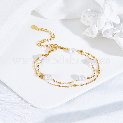 1Pc Brass Multi-strand Bracelets&nbsp;BJEW-LP0015-16