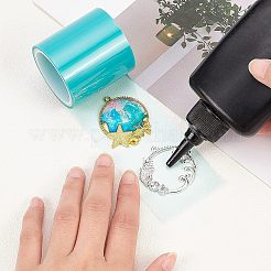 海をテーマにした合金製オープンバックベゼルペンダント  UVレジンDIY用  エポキシ樹脂  プレスジュエリー  オーシャンスタイル  混合図形  ミックスカラー  20個/箱&nbsp;PALLOY-OC0002-45