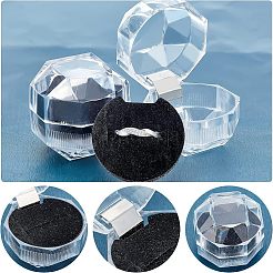 Transparent Plastic Ring Boxes&nbsp;LS-OBOX-CA0001-001A