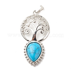 Natural & Synthetic Gemstone Big Pendants&nbsp;G-G855-05P
