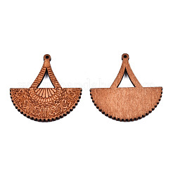 Spray Painted Wooden Pendants&nbsp;WOOD-N006-196