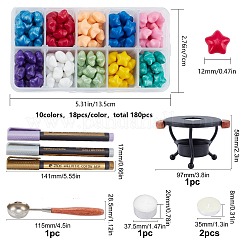 DIY Wax Seal Wax Sealing Stamps Tools Sets&nbsp;DIY-CP0002-84