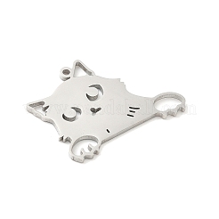 304 Stainless Steel Pendants&nbsp;STAS-F326-08B-P
