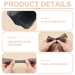 3 Rolls 3 Styles Elastic Polyester Deco Mesh Ribbons&nbsp;DIY-NB0013-55A