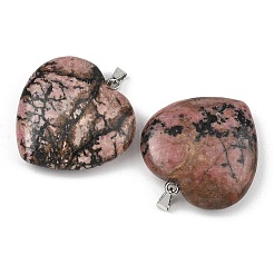 Natural Rhodonite Pendants&nbsp;GG-K002-12A-07