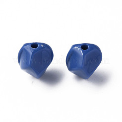 不透明なアクリルビーズ  ナゲット  藤紫色  16.5x15x13.5mm  穴：2.5mm  約340個/500g&nbsp;MACR-S373-140-A16