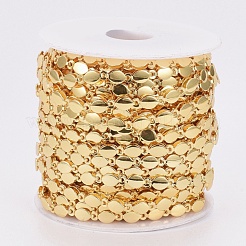 Brass Handmade Beaded Chain&nbsp;CHC-G006-17G