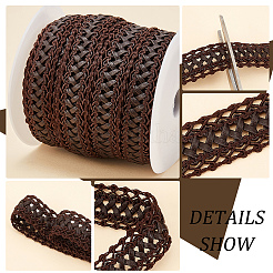 10 Yards PU Imitation Leather Ribbon&nbsp;OCOR-PH0001-80B