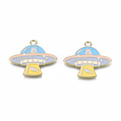 Alloy Enamel Pendants&nbsp;X-ENAM-S115-186