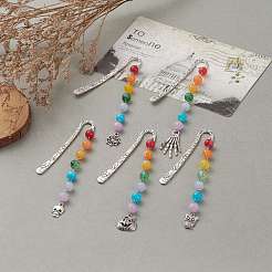 Tibetan Style Alloy Bookmarks for Halloween's Day&nbsp;AJEW-JK00165