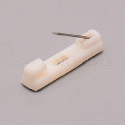 Adhesived Plastic Back Bar Pins with Iron Pins&nbsp;FIND-WH0100-57