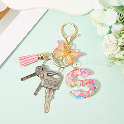Zinc Alloy Tassel Keychain&nbsp;KEYC-WH20004-12T