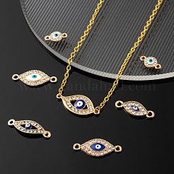 60Pcs 6 Style Light Gold Plated Alloy Links&nbsp;ENAM-LS0001-80