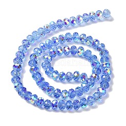 AB Color Plated Transparent Electroplate Beads Strands&nbsp;EGLA-H104-06G