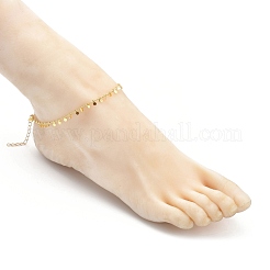 Brass Curb Chain Anklets&nbsp;AJEW-AN00290