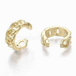 Brass Cuff Earrings&nbsp;EJEW-R114-012G-NF