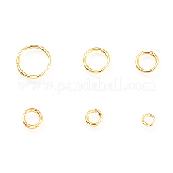 Brass Open Jump Rings&nbsp;KK-JQ0001-01G