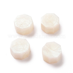 幻色のシーリングワックス粒子  レトロシーリング印鑑用  八角形  薄緑  9mm  約1500個/500g&nbsp;DIY-E033-A44