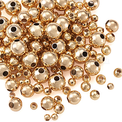 Brass Round Spacer Beads&nbsp;KK-CD0001-08G-NR