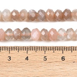 Natural Multi-Moonstone Beads Strands&nbsp;G-C259-A44-5x8mm