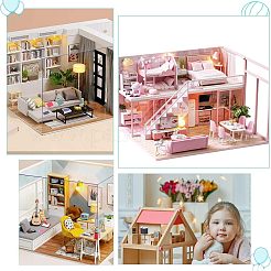 小道具の装飾を装ったドールハウスのアクセサリー  ミニ鉛筆＆定規＆ノートブック  ミックスカラー  11~27x2~20.5x0.5~7mm&nbsp;DIY-NB0006-59