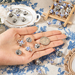 40Pcs 2 Styles Tibetan Style Alloy Charms&nbsp;FIND-TA0009-22