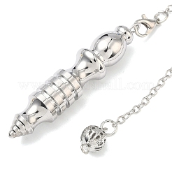 Brass Bullet-Shaped Big Pendant Dowsing Pendulums&nbsp;HJEW-P023-01