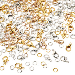 400pcs 4 Colors Alloy Lobster Claw Clasps&nbsp;FIND-TA0008-94