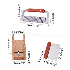 Wood Loaf Soap Cutter Tool Sets&nbsp;DIY-WH0109-01