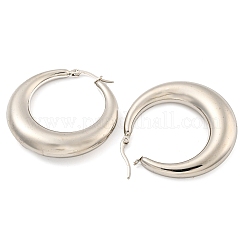 Tarnish Resistant 202 Stainless Steel Hoop Earrings&nbsp;EJEW-H003-41P