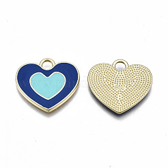 Rack Plating Alloy Enamel Pendants&nbsp;LS-ENAM-T014-03C-RS