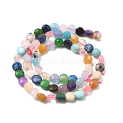Natural & Synthetic Mixed Gemstone Beads Strands&nbsp;G-C179-A6mm-13