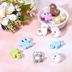 10Pcs 10 Style Silicone Beads&nbsp;SIL-SC0001-04