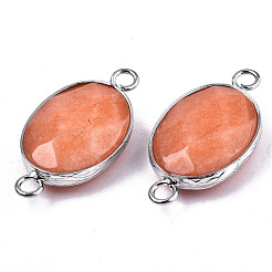 Natural White Jade Links/Connectors&nbsp;G-T131-102-25