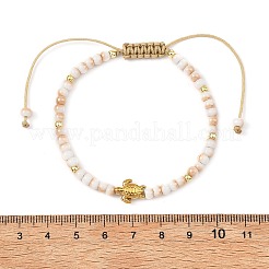 Glass Seed Beads Braided Bead Bracelets&nbsp;BJEW-JB13836
