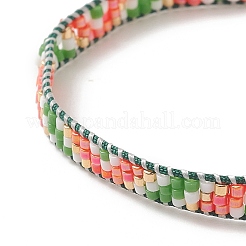 Handmade Japanese Seed Braided Bead Bracelets&nbsp;BJEW-MZ00020-01