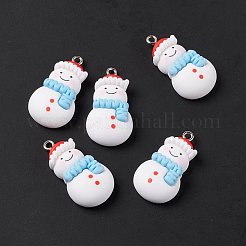 Christmas Theme Opaque Resin Pendants&nbsp;FIND-E025-12
