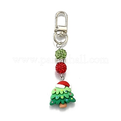Christmas Theme Resin & Polymer Clay Rhinestone  Pendant Decoration&nbsp;HJEW-TA00350