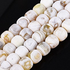 Natural Fire Crackle Agate Beads Strands&nbsp;G-Q606-94A