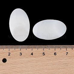 天然淡水シェルカボション  オーバル  ホワイトスモーク  29.5x18x3mm&nbsp;BSHE-G036-10C