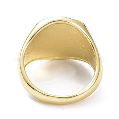 Pinwheel Pattern Alloy Enamel Finger Rings&nbsp;RJEW-Z008-15LG-E