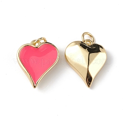 Eco-Friendly Rack Plating Brass Enamel Pendants&nbsp;KK-F848-02G