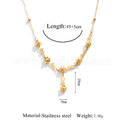 304 Stainless Steel Pendant Necklaces&nbsp;WG2F7B8-01