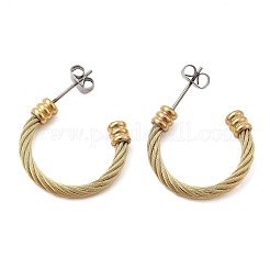 304 Stainless Steel Stud Earrings&nbsp;EJEW-F354-05G-02