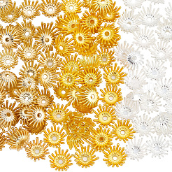 120Pcs 3 Colors Zinc Alloy Bead Caps&nbsp;FIND-SC0022-69