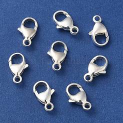 925スターリングシルバーカニカン  オーバル  銀  13x8x3.5mm  穴：2mm&nbsp;STER-G040-05D