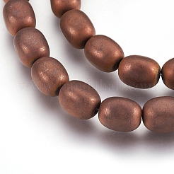 Electroplate Non-magnetic Synthetic Hematite Bead Strands&nbsp;G-I208-14F-G