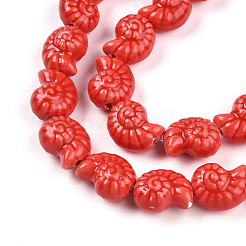 Handmade Porcelain Beads Strands&nbsp;PORC-I028-02H